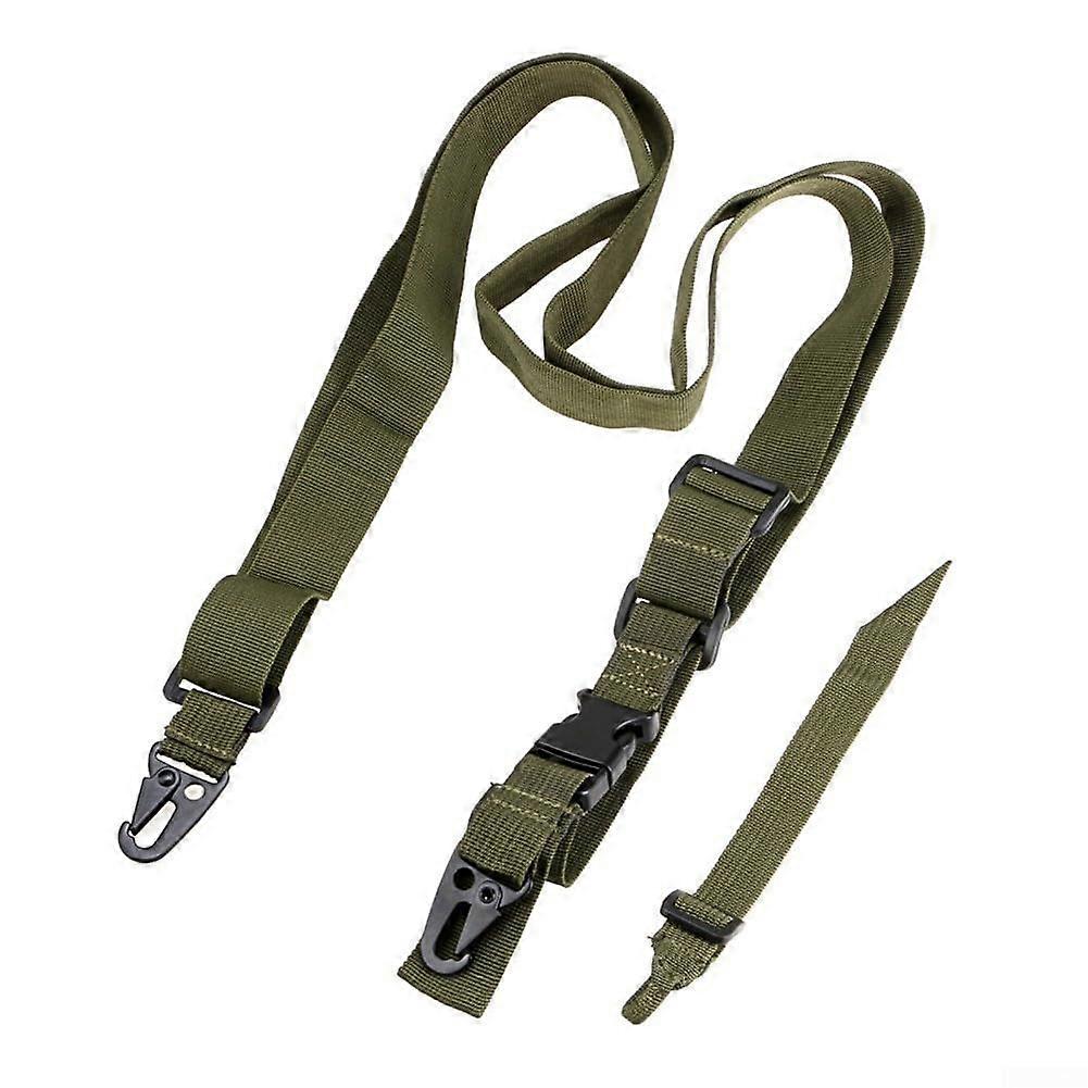 Nylon Construction With Improved Metal Hooks On A 3-Point Adjustable Strap Green