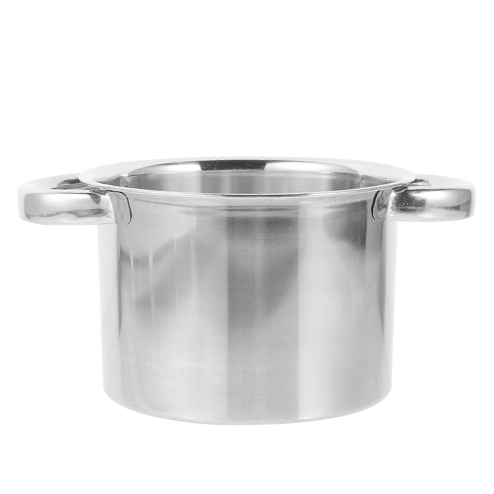 Wax Melting Pot With Spout Simple Design Restaurant Use 14cm Outer Pot Melting 1Set