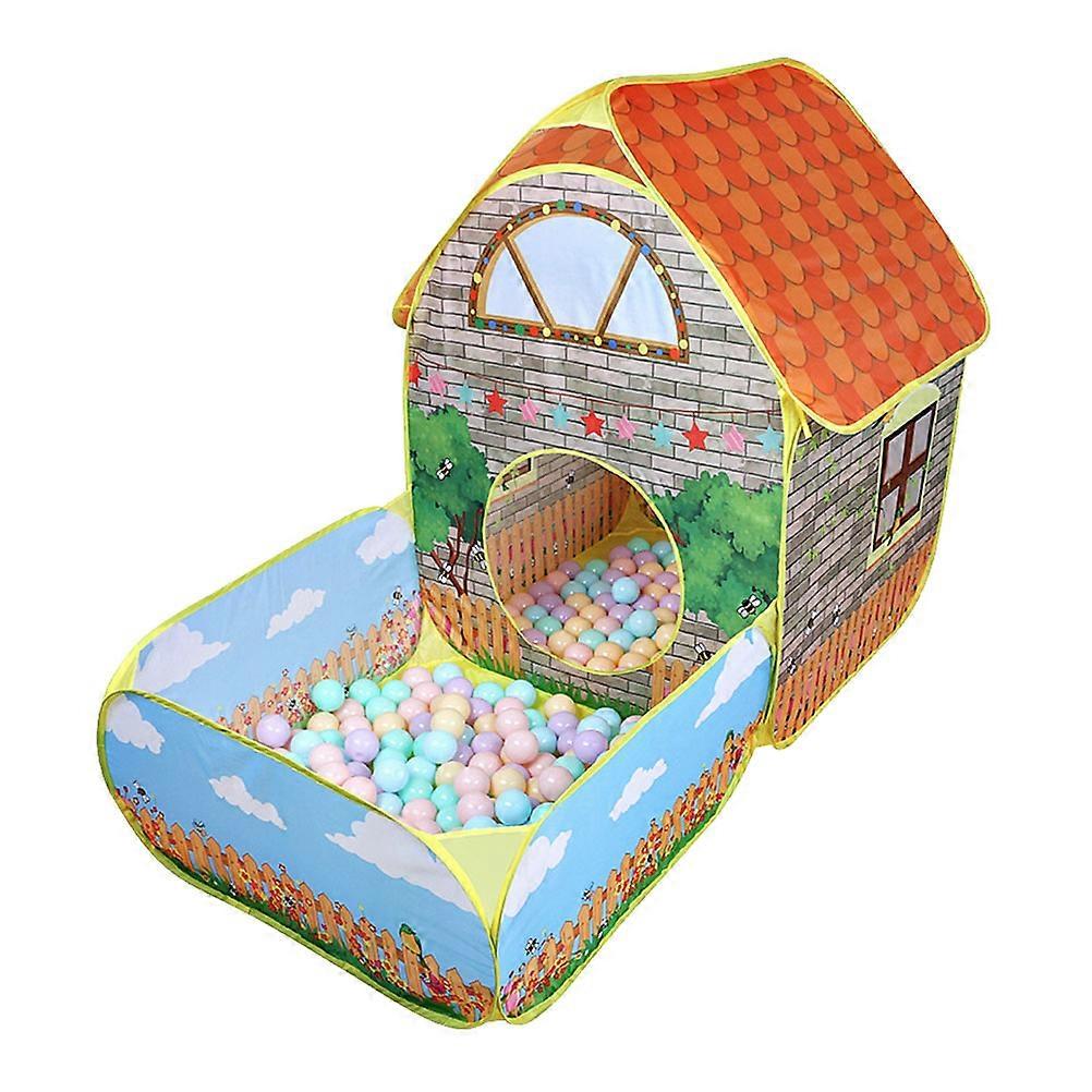 It sounds like you're describing a **playhouse tent**—a versatile, designed for kids (especially boys) to engage in imaginative play, whether indoors