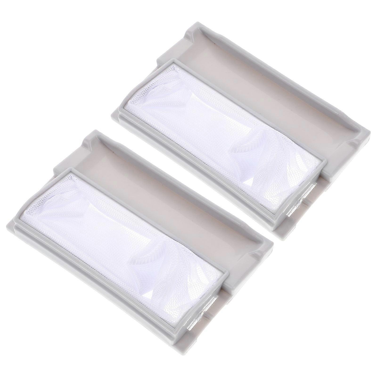 2pcs Washing Machine Filter Net Bags, High Efficiency Lint Catcher for Protecting Machine Parts, Fine Mesh Laundry Accessory Compatible with Multiple