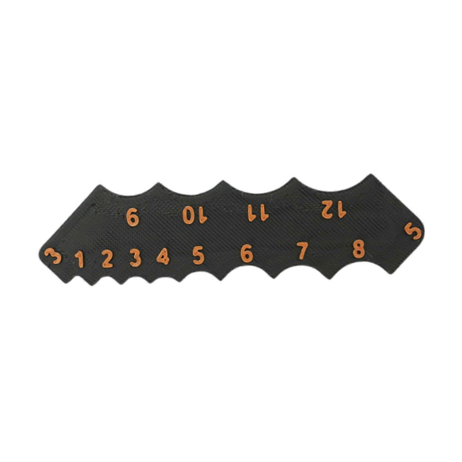 Filet Radius Gauge ARC Angle Template Round Corner Gauge for Construction Carpentry Measuring Tools Ref: 3446