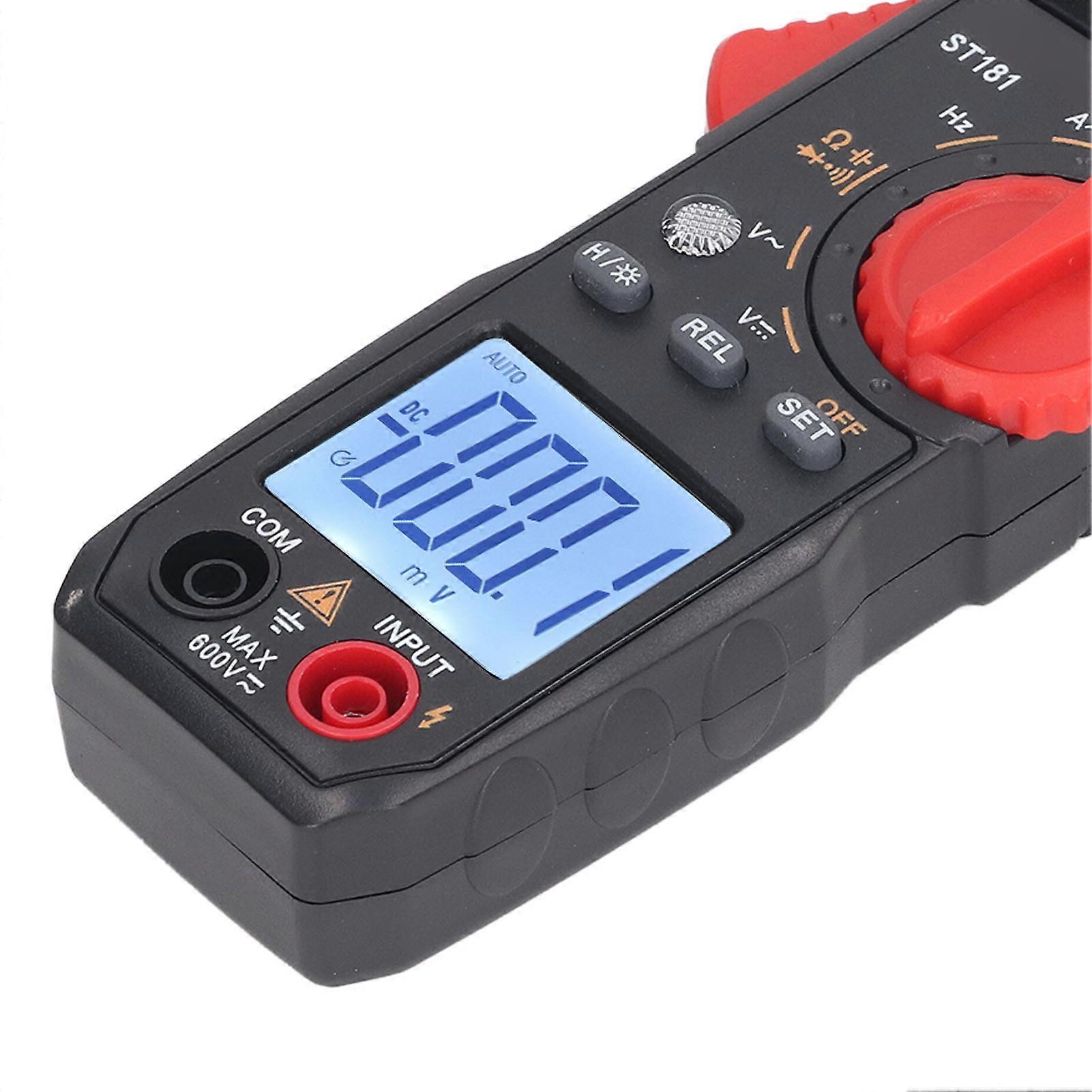 4000-Count Digital Clamp Meter for AC/DC Voltage, NCV, and Multifunction Testing