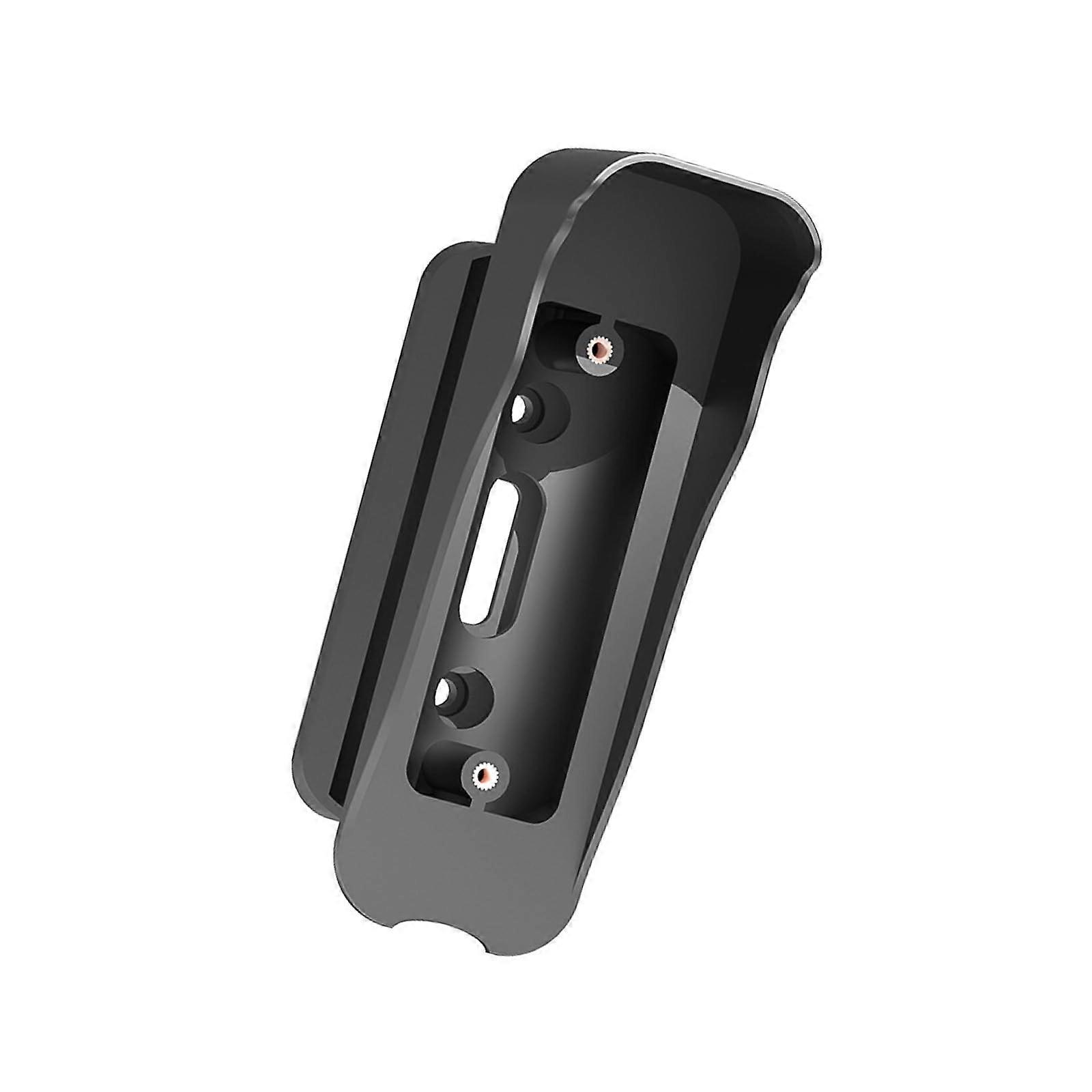 Versatile Wide-Angle Doorbell Mount Bracket Anti-Theft Design for Home Use Black Compatible with Various Doorbell Models