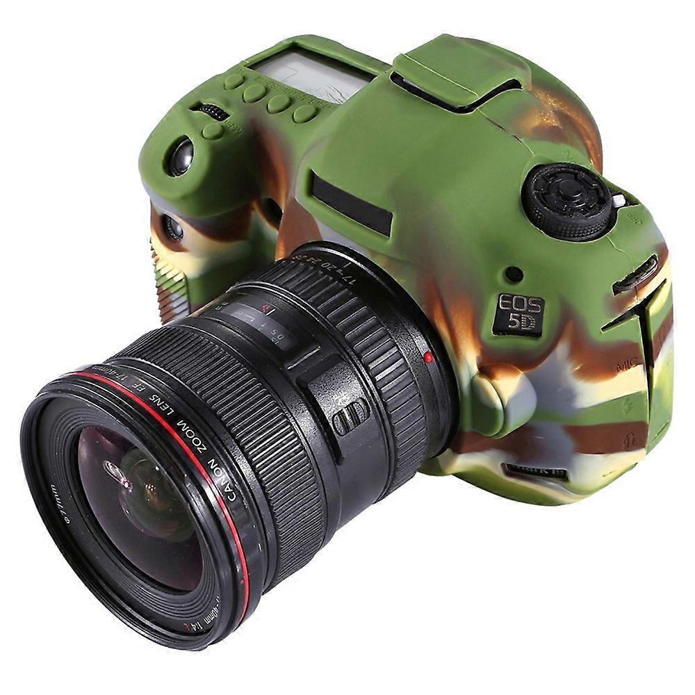 PULUZ PU7102 Camera Case for Canon EOS 5D Mark III Shockproof Soft Silicone Protective Cover