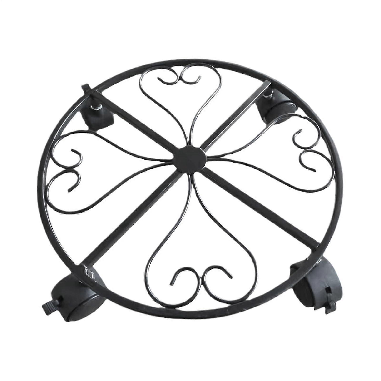 Heavy Duty Rolling Plant Stand 360° Rotating Flower Pot Caddy with Wheels Smooth Platform for Garden, Patio, or Room Corner Planters