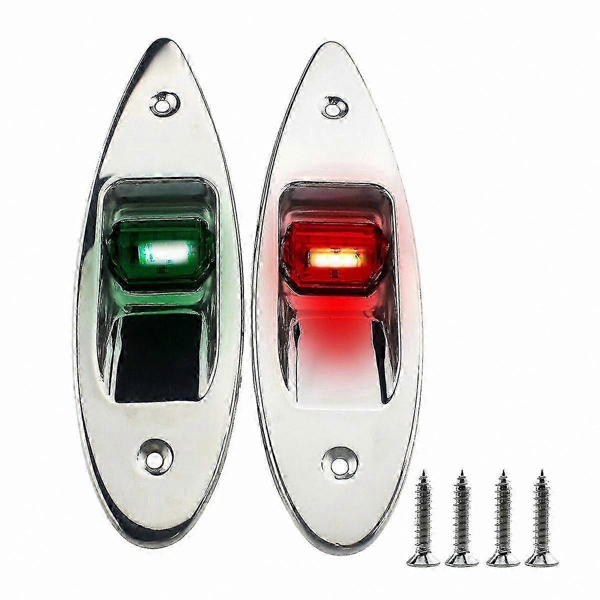 Two-Color LED Signal Lights for Marine Use Universal Boat Navigation Lighting Solutions