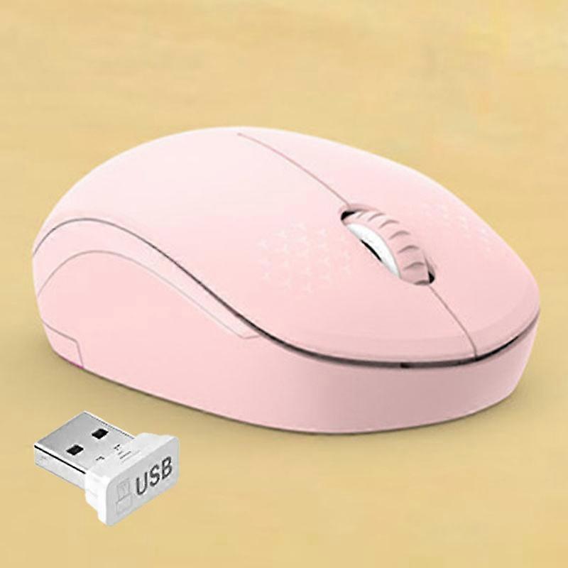 Portable Wireless Mouse 2.4GHz Silent With USB Receiver Mouse With Battery