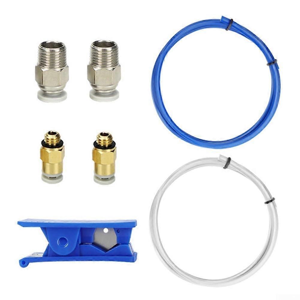 Pneumatic Connector Packaged PTFE Pipe Kit with Cutting Tool to Minimize Burn Risks During Use