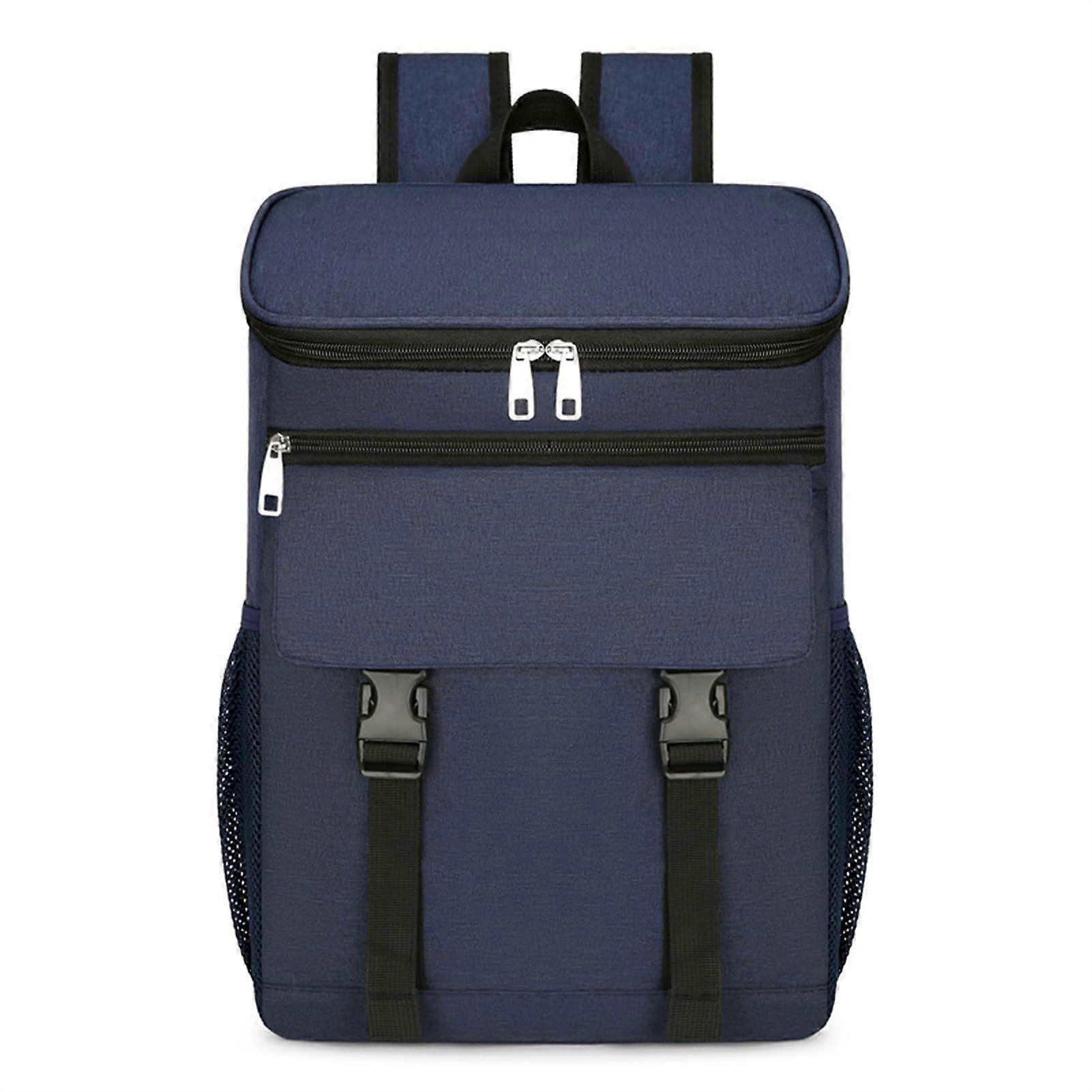 kosingna Large Capacity Insulated Cooling Backpack Waterproof Picnic Cooler Bag Blue