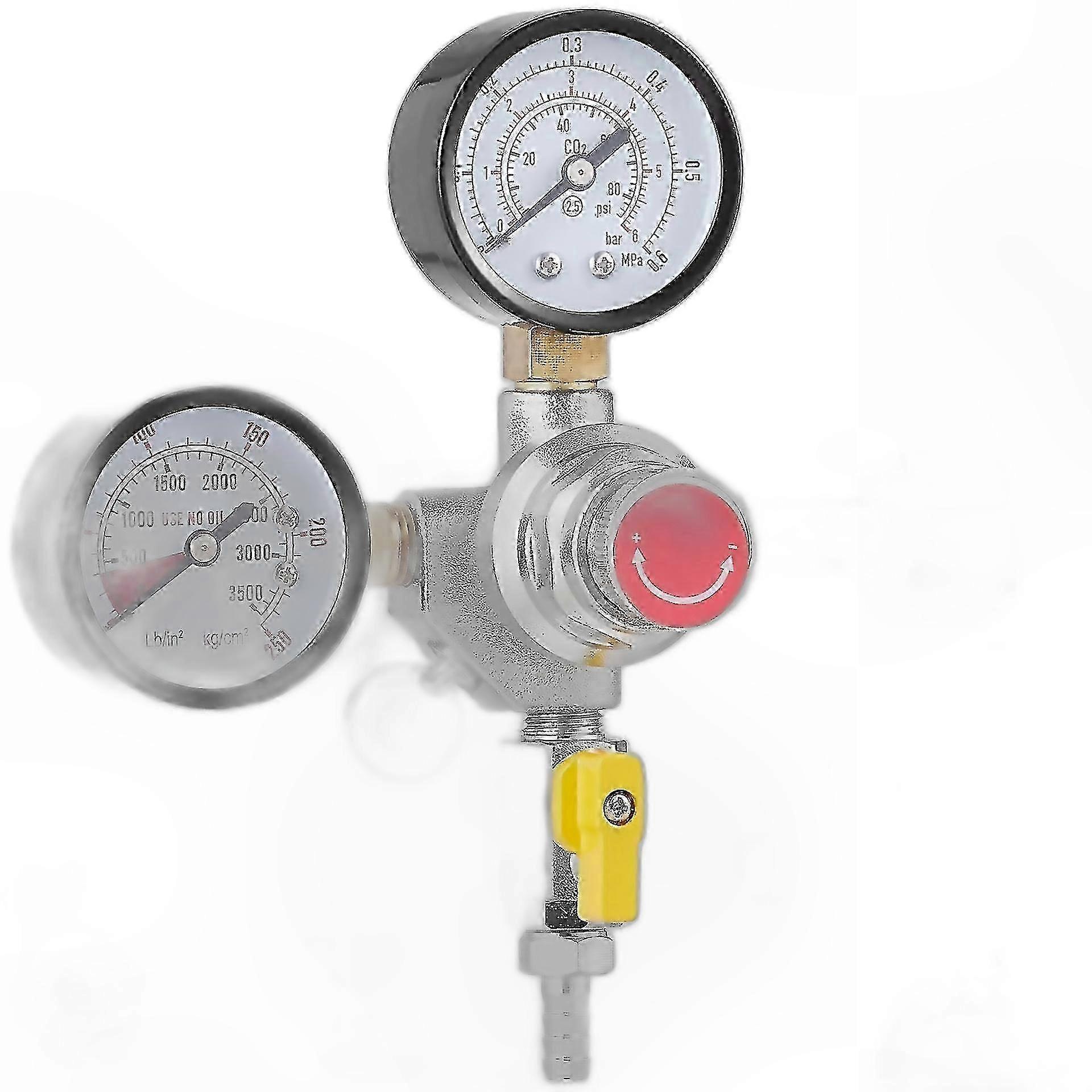 Double Gauge Regulator for Homebrew Draft Beer Systems