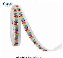 School Edge Ribbons: 10 Yard Polyester Decorative String Strap - First Day of School-Themed Party Decorations for Wrapping Presents Crafting