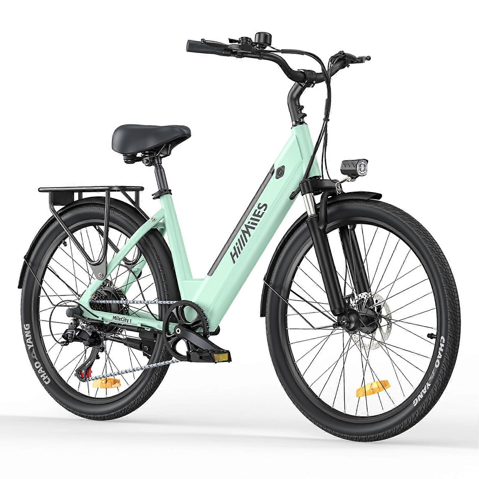 Vélos électriques pour femmes 100km autonomie 250w moteur 26" pneus step-through design vélos de ville à 7 vitesses pour femmes vélo électrique pour adultes