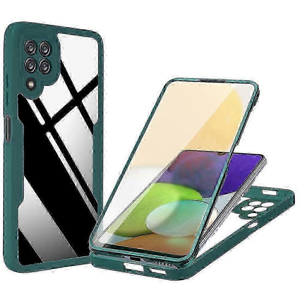 For Galaxy A22 4G Acrylic + TPU 360 Degrees Full Coverage Shockpro...