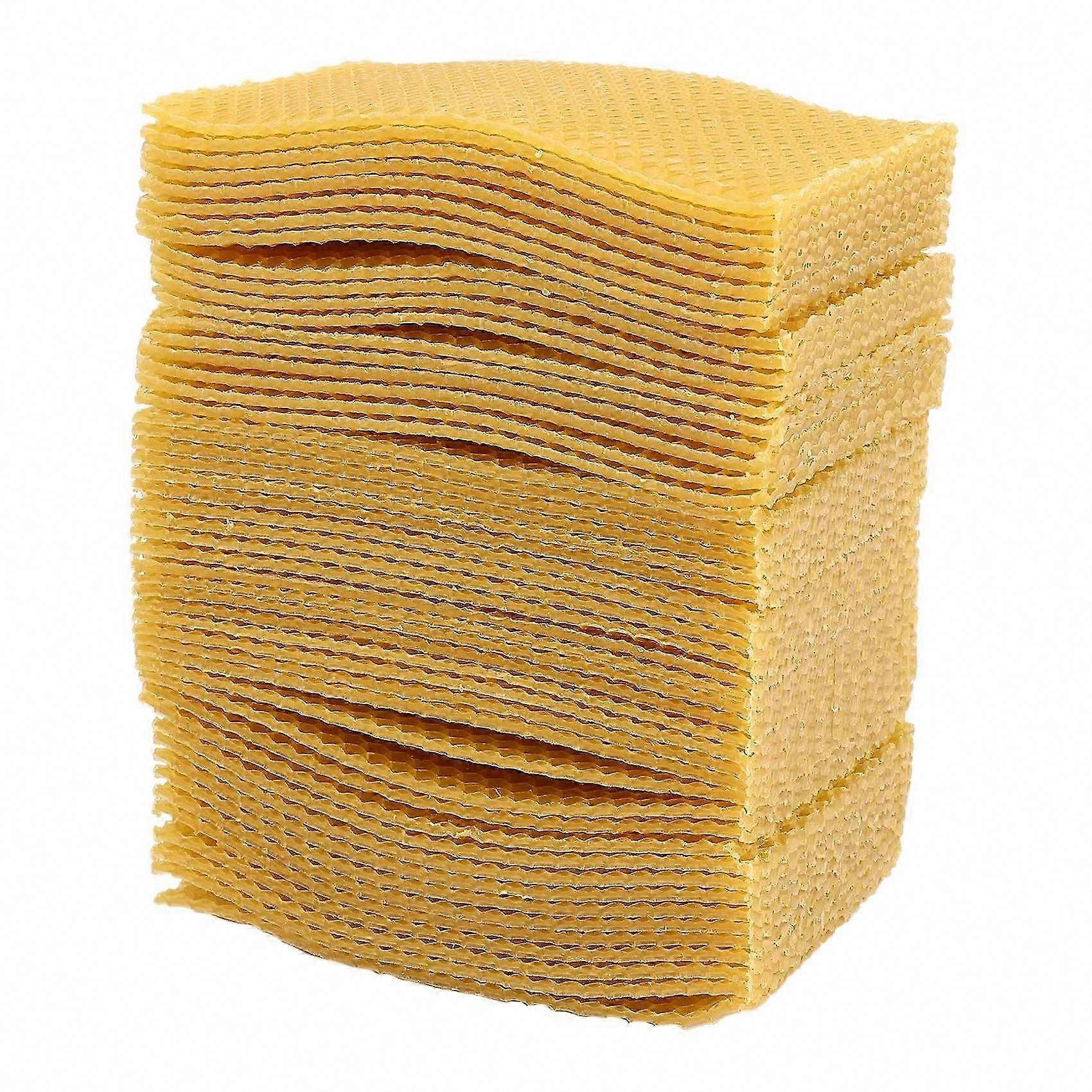 50PCS Beekeeping Hive Honeycomb Foundation Frame Beekeeping Tools for Garden Hive