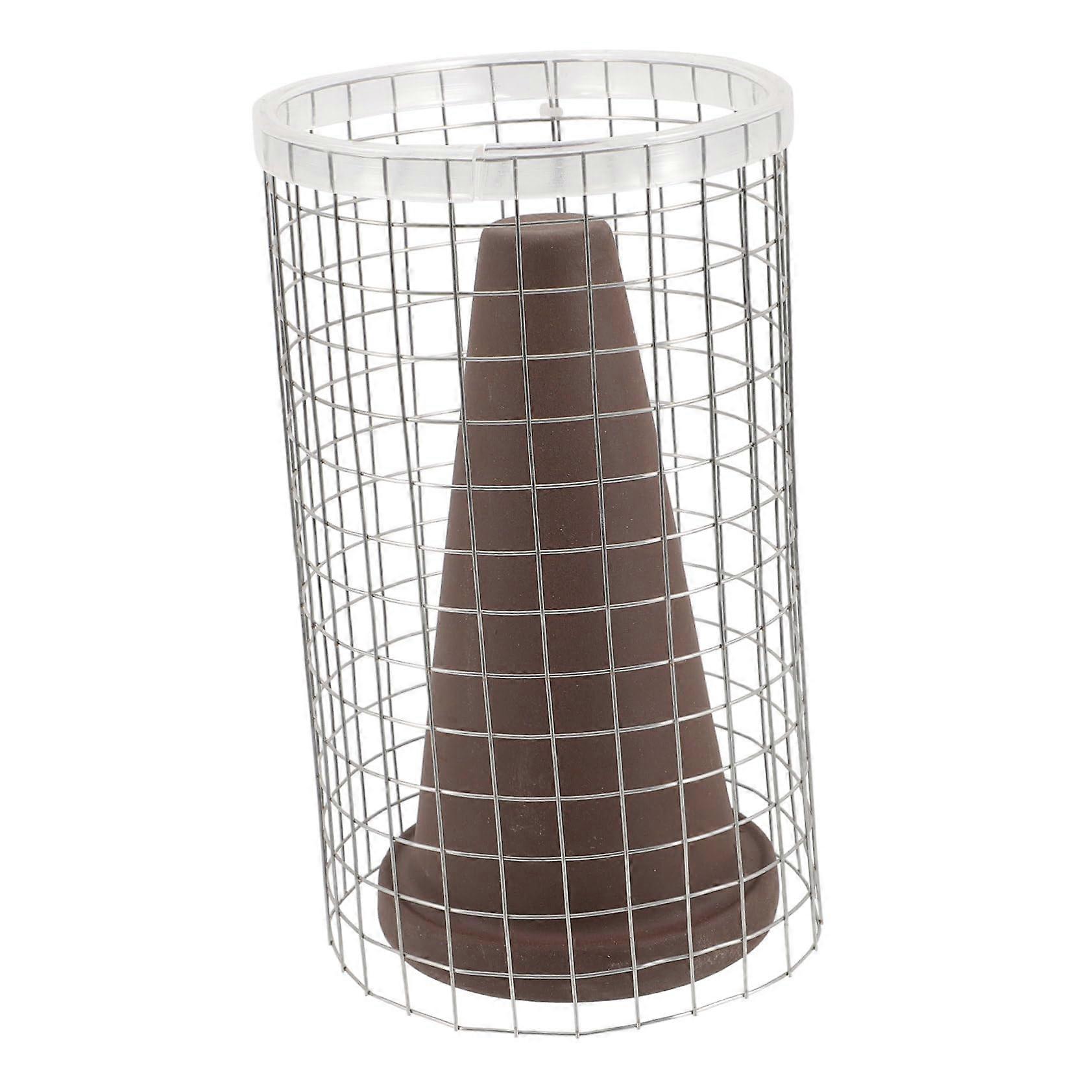 Pottery Clay Fish Breeding Pot with Isolation Net for Angelfish and Shrimp, Durable Spawning Bucket for Small Aquariums