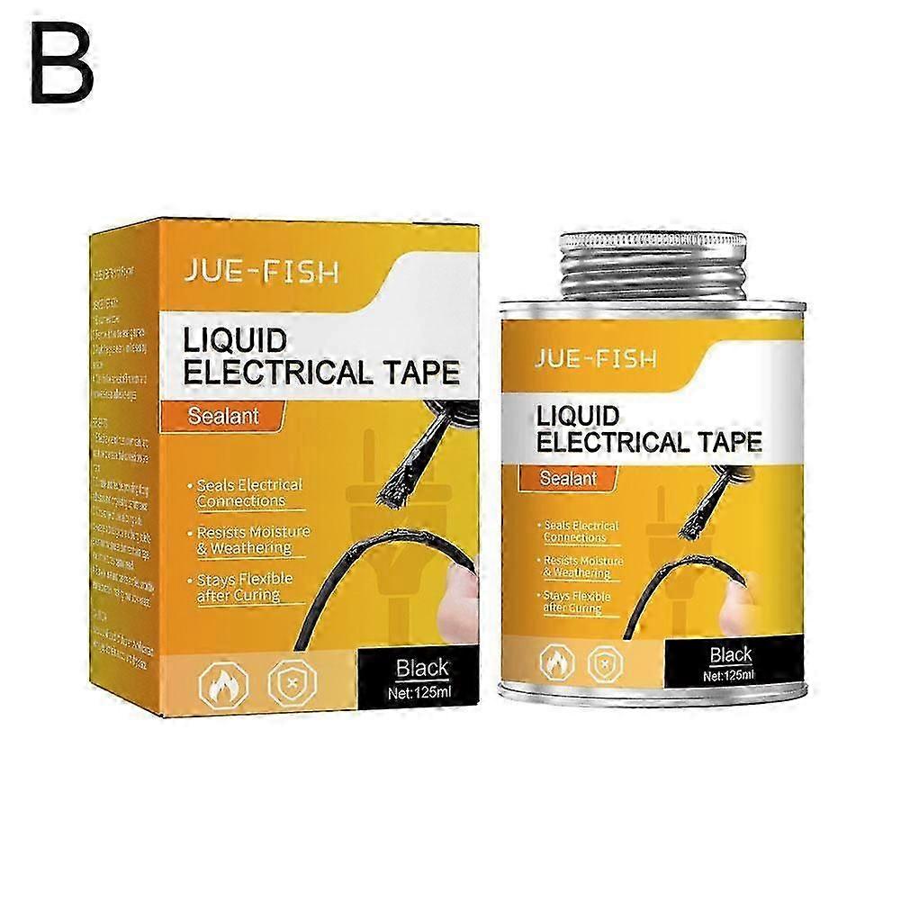 Musta (b)$liquid Sähköteippi 125ml