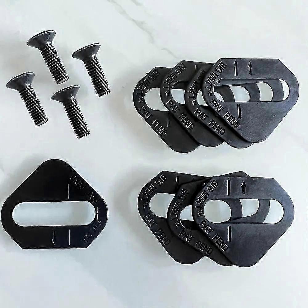 Cleat Wedges for Road and MTB Pedals 8-Pack Compatibility with SPD-SL SPD ATAC SpeedPlay Crank Brothers Fitting Solution