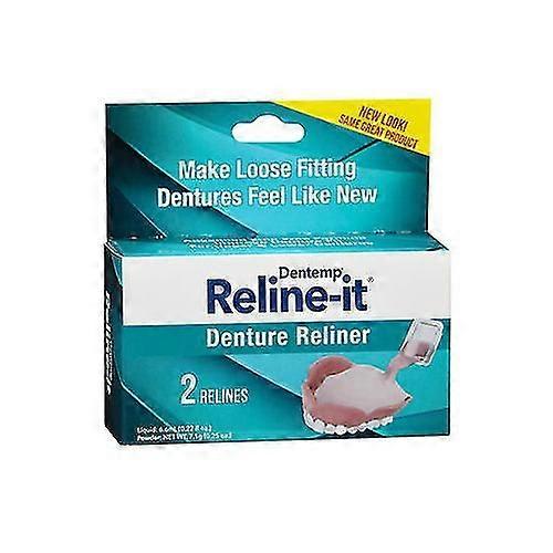 Kendall D.O.C. Reline-It Denture Reliners, Pack of 1 with 2 Reliners for Easy Use