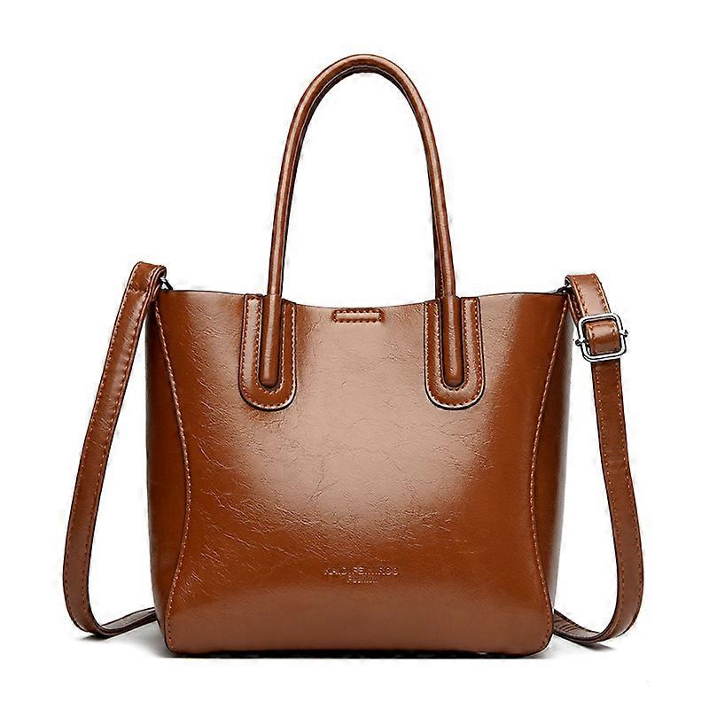 Ladies' handbags, large-capacity square made of PU material, can be stored in categories
