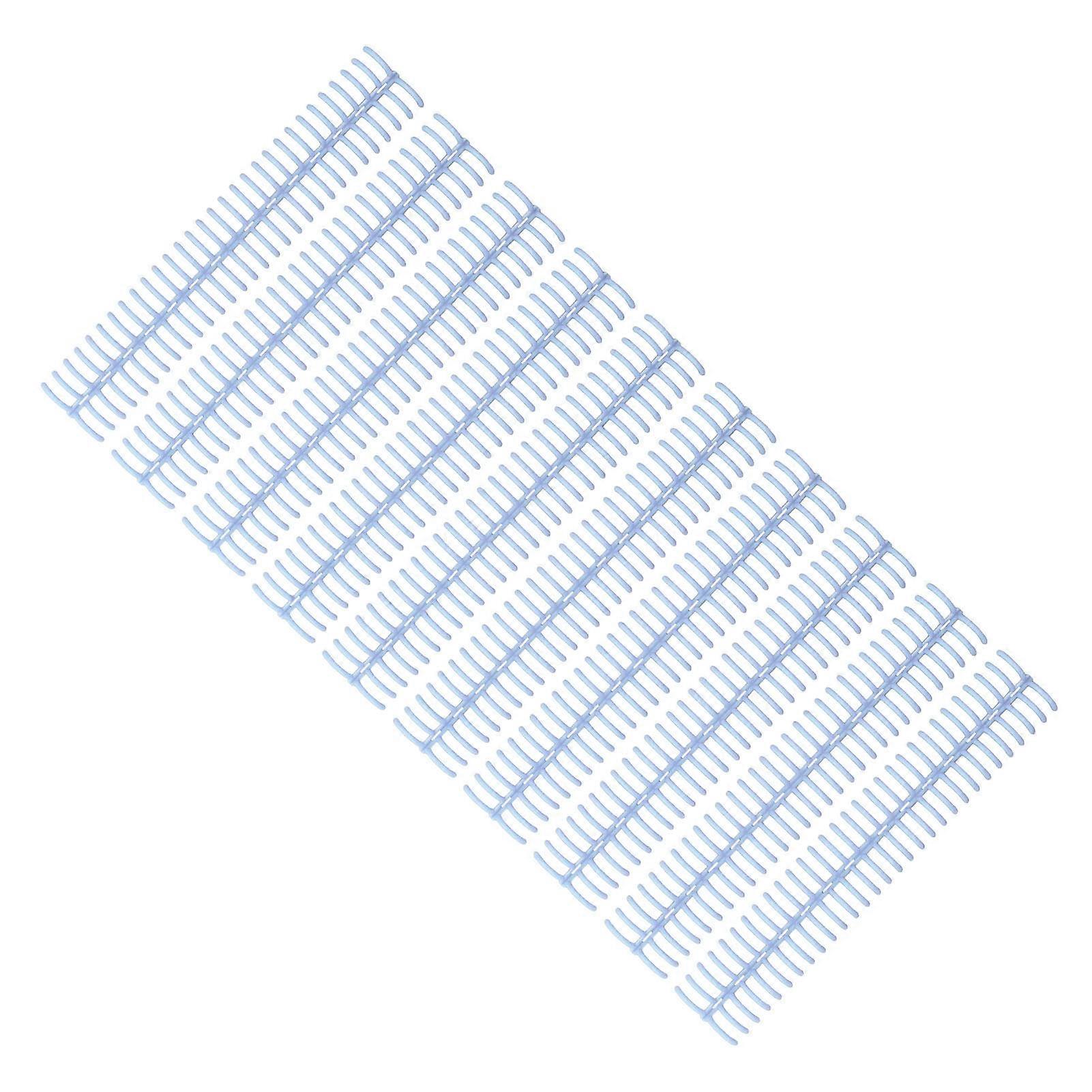 10 Pcs 19mm 30-Ring Binding Comb 150 Sheets Light Blue PP