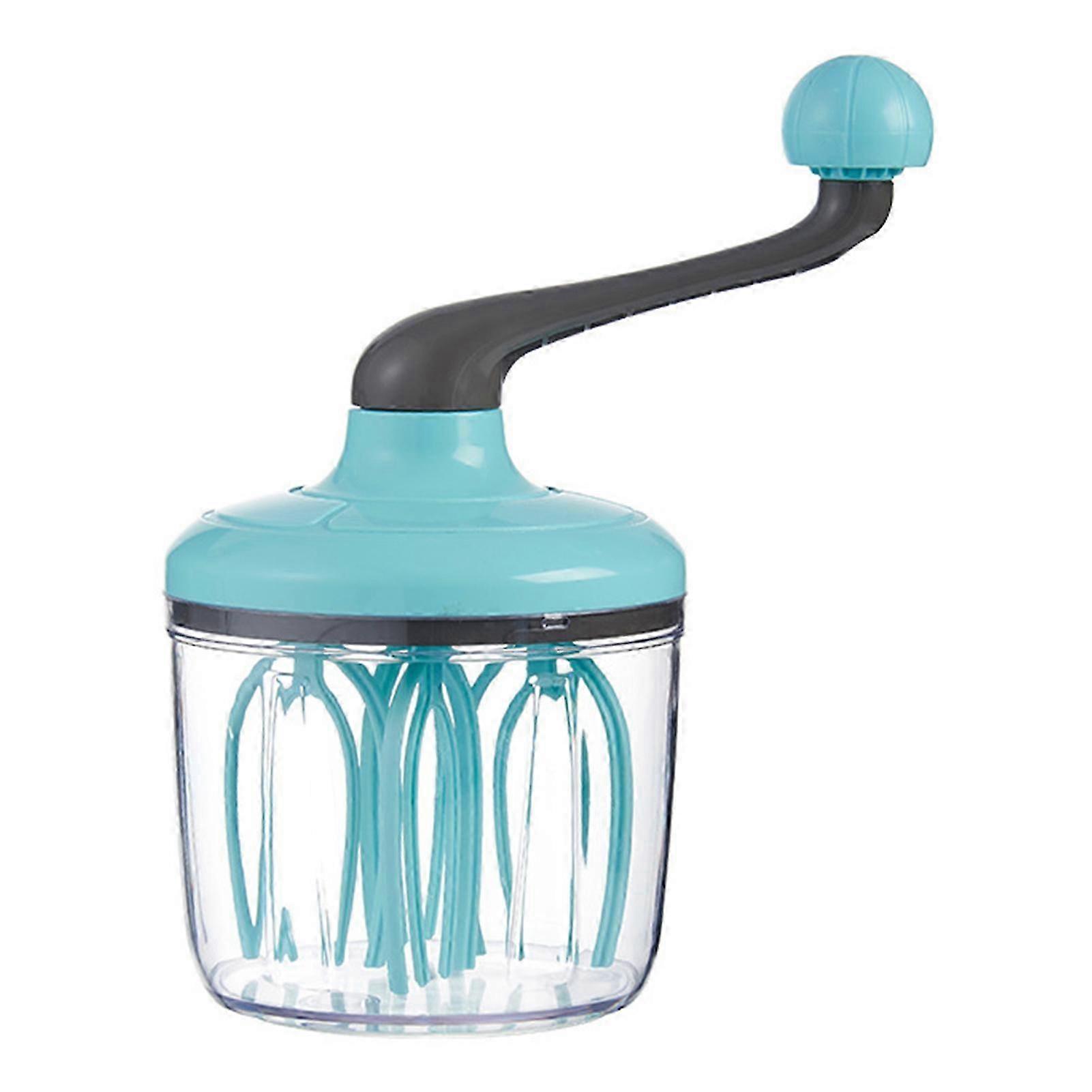 Improved Manual Hand Crank Egg Beaters for Baking - Compact & Portable Whipping Tool