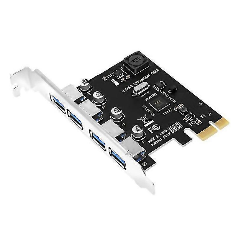 For 4 Port Usb 30 Pcie Expansion Card Pci Express Pcie Usb 30 Hub