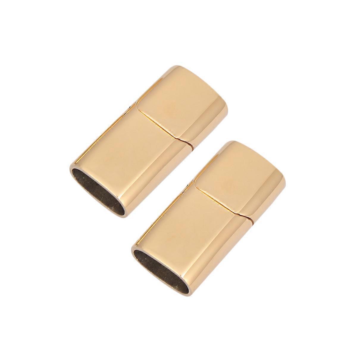 Magnetic Hook Clasps 2Pcs Perfect For Strap DIY Projects Golden Color Quick Connect/Disconnect Feature