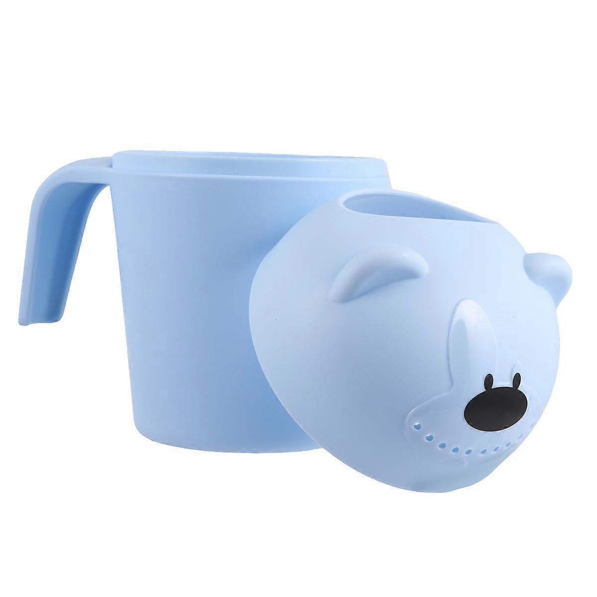 Children's Hair Rinsing Tool In Cute Cartoon Bear Design Ideal For Baby Bath Time Plastic Material 1Pack