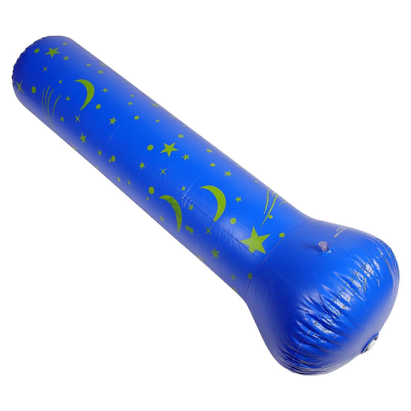 Inflatable Boxing Column for Stress Relief and Exercise Indoor Outdoor Use Blue Pvc Material Double-Sealed Bottom 1Pcs
