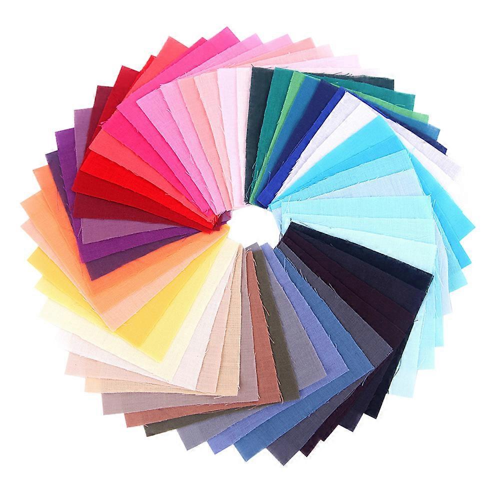 Cotton Squares Fabric for Sewing Scrapbooking Quilting Assorted Color 10x10cm 100Pcs