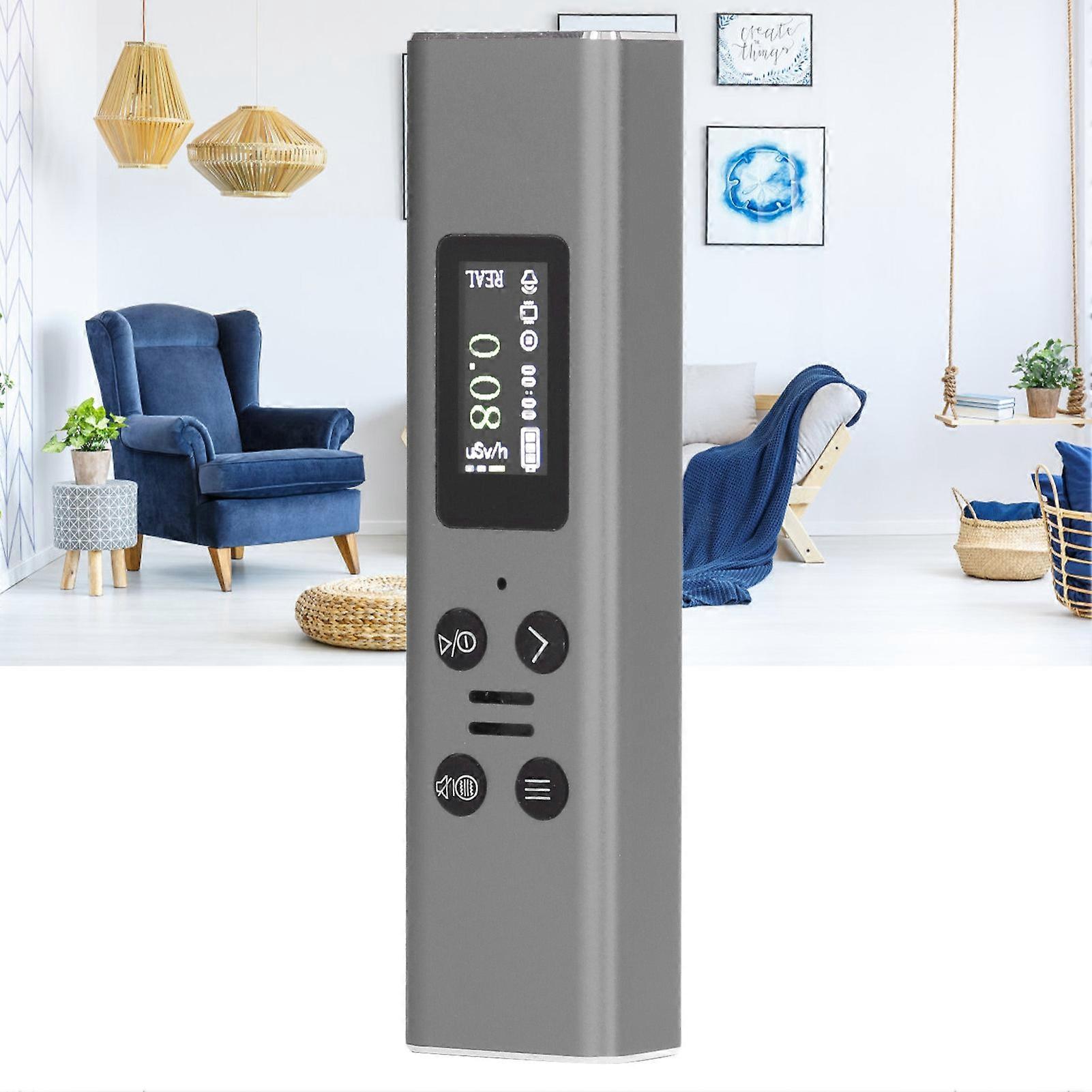 Geiger Counter USB Charging 400mAh with TFT HD Display Silver