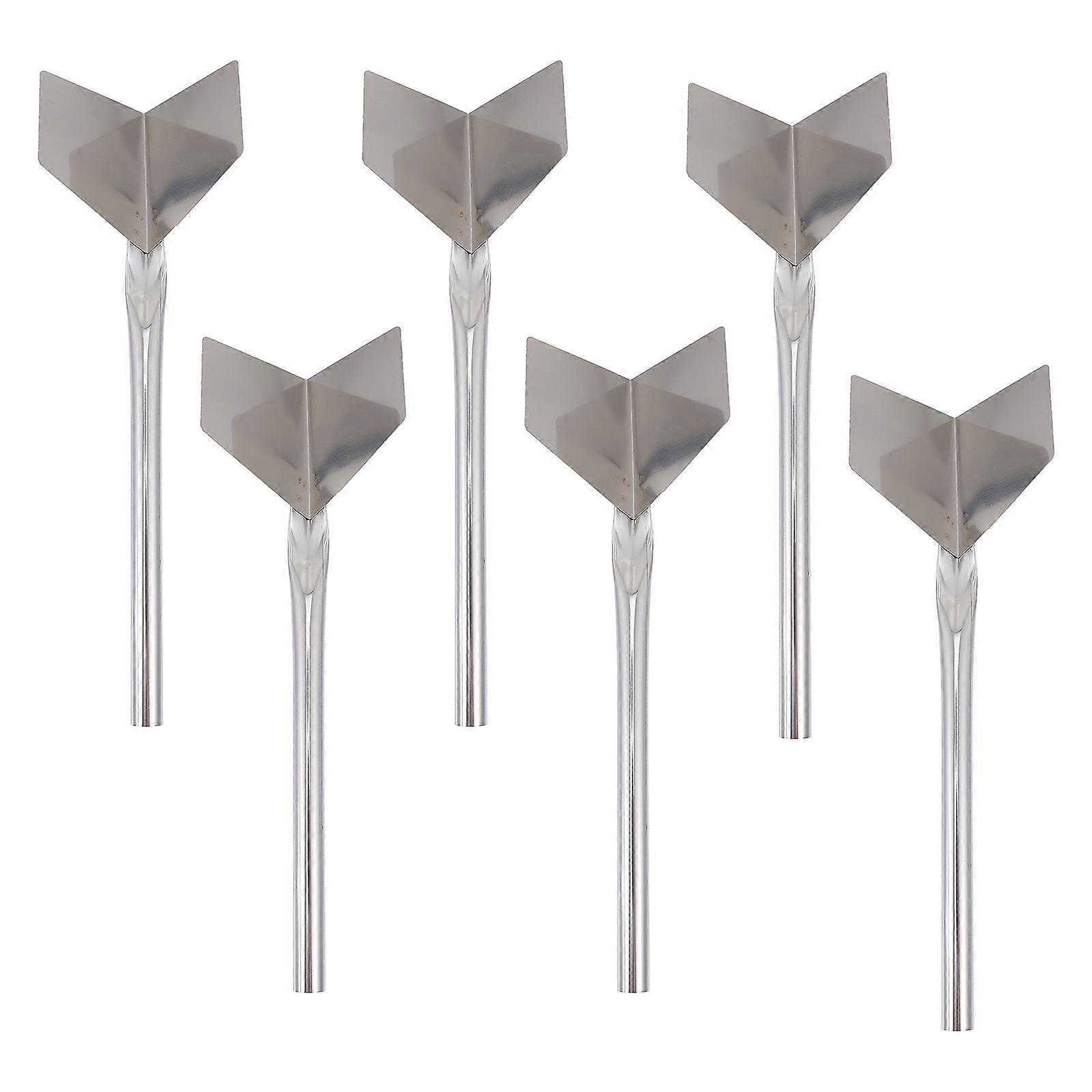 Drywall Corner Smoothing Tool Outer Corner Trowel Renovation Stainless Steel Silver for Professionals 6Pcs