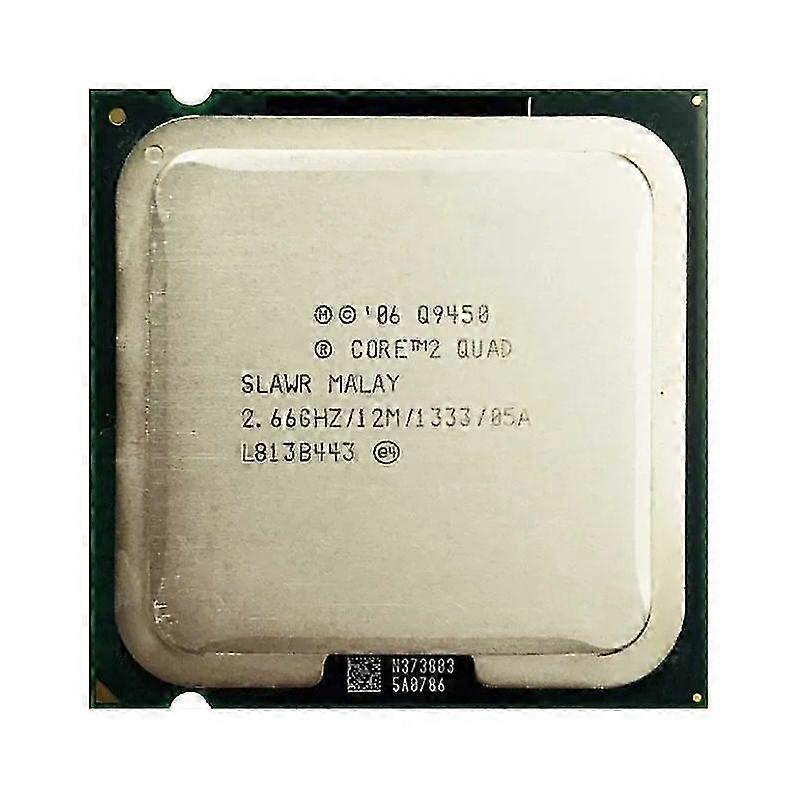 2025 Core 2 Quad Q9450 CPU - Sockel LGA 775 4 Kerne 4 Threads 2,66 GHz 12 MB L2 Cache 95 W.