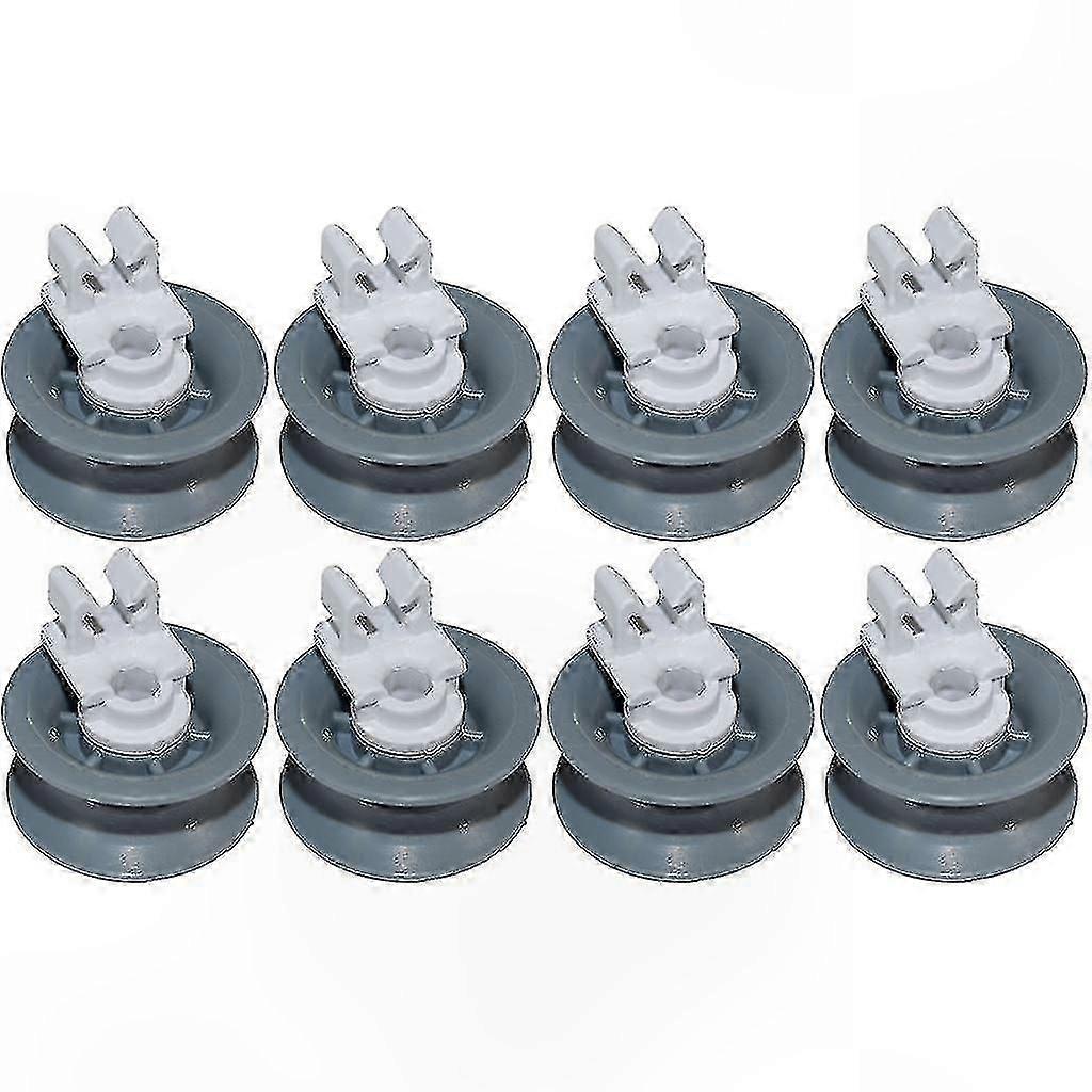 Upper Dishwasher Basket Rack Wheel Compatible with Multiple Models X 8