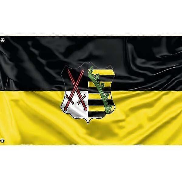 ザクセン州の旗の選帝侯国、ユニークなデザイン、3x5 フィート / 90x150 cm4x6 フィート/120x180 cm、TTQ737