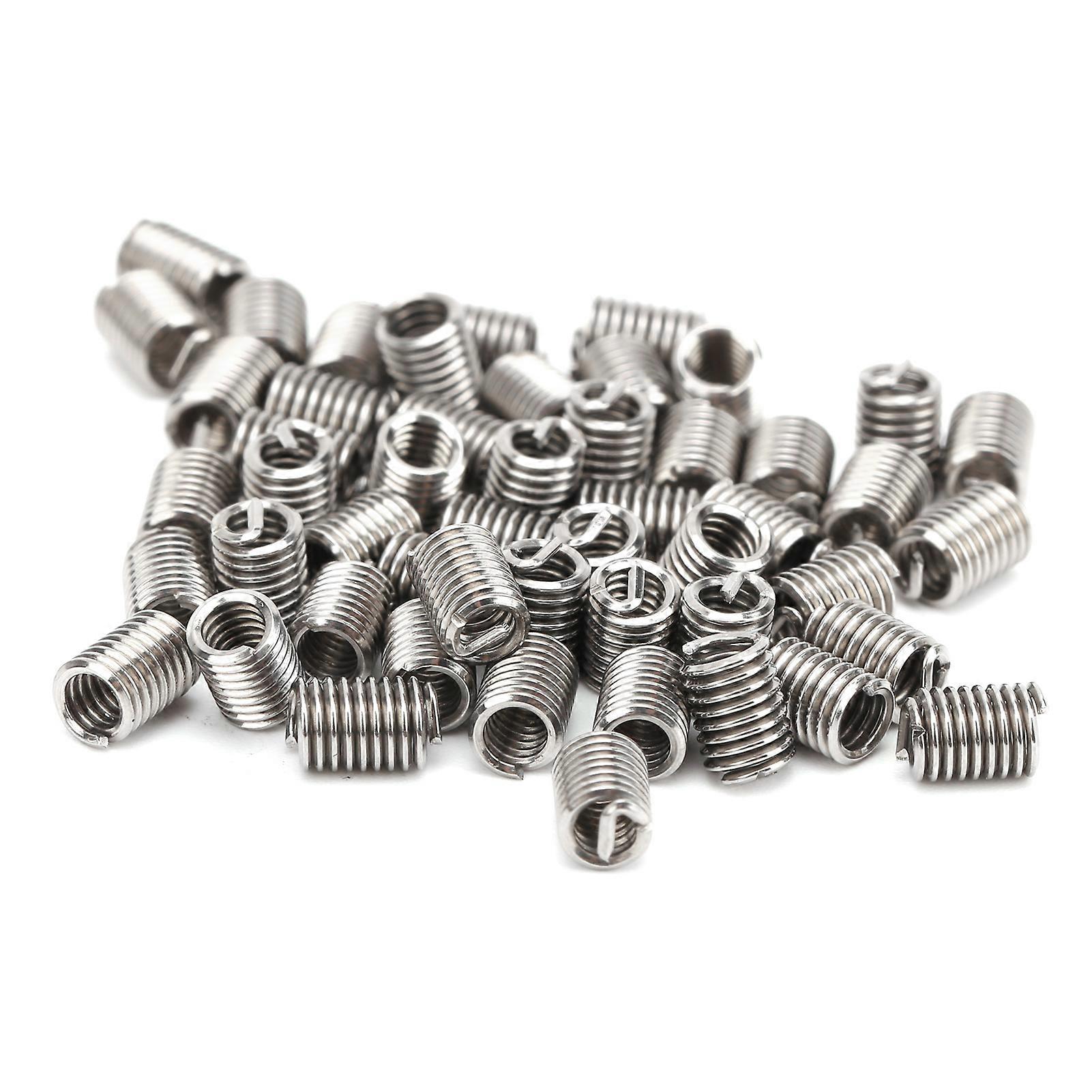 50Pcs 4-40 SUS304 Wire Thread Insert Set, 0.11in Dia Bushing