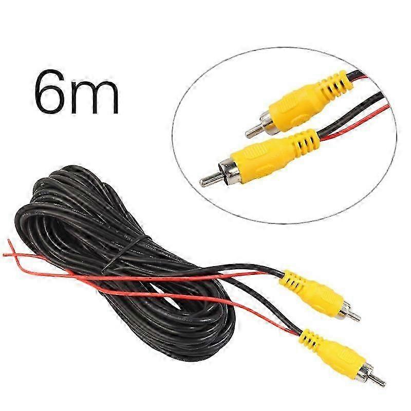 2025 6/10/15/20M Video Cable For Car Rear View Camera Universal RCA For Connecting Reverse Camera With Car Multimedia Monitor