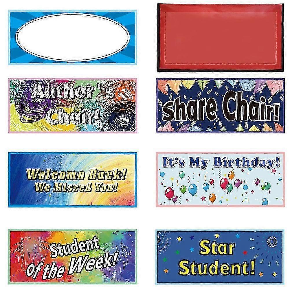 1 Set Creative Name Plates Special Name Badge For Classroom School Decoration