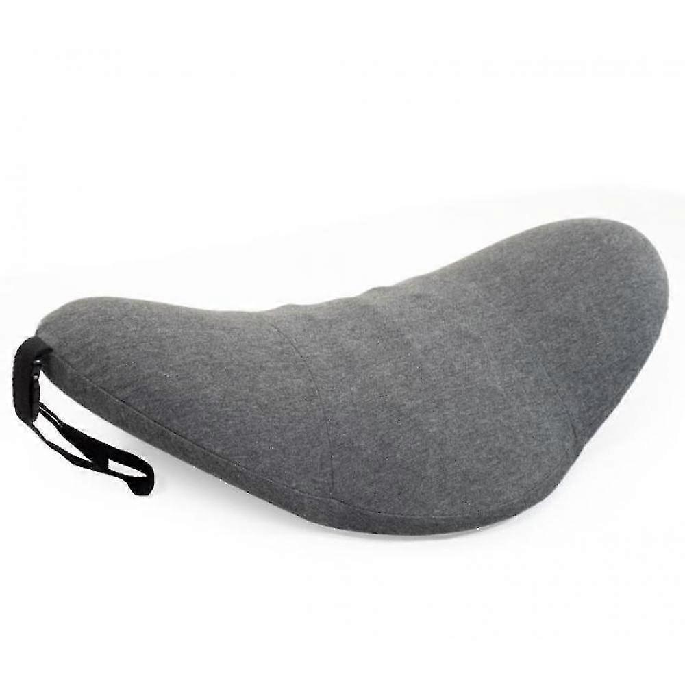 Lumbar Support Pillow For Sleeping Memory Foam Back Support Pillow(Dark Gray)