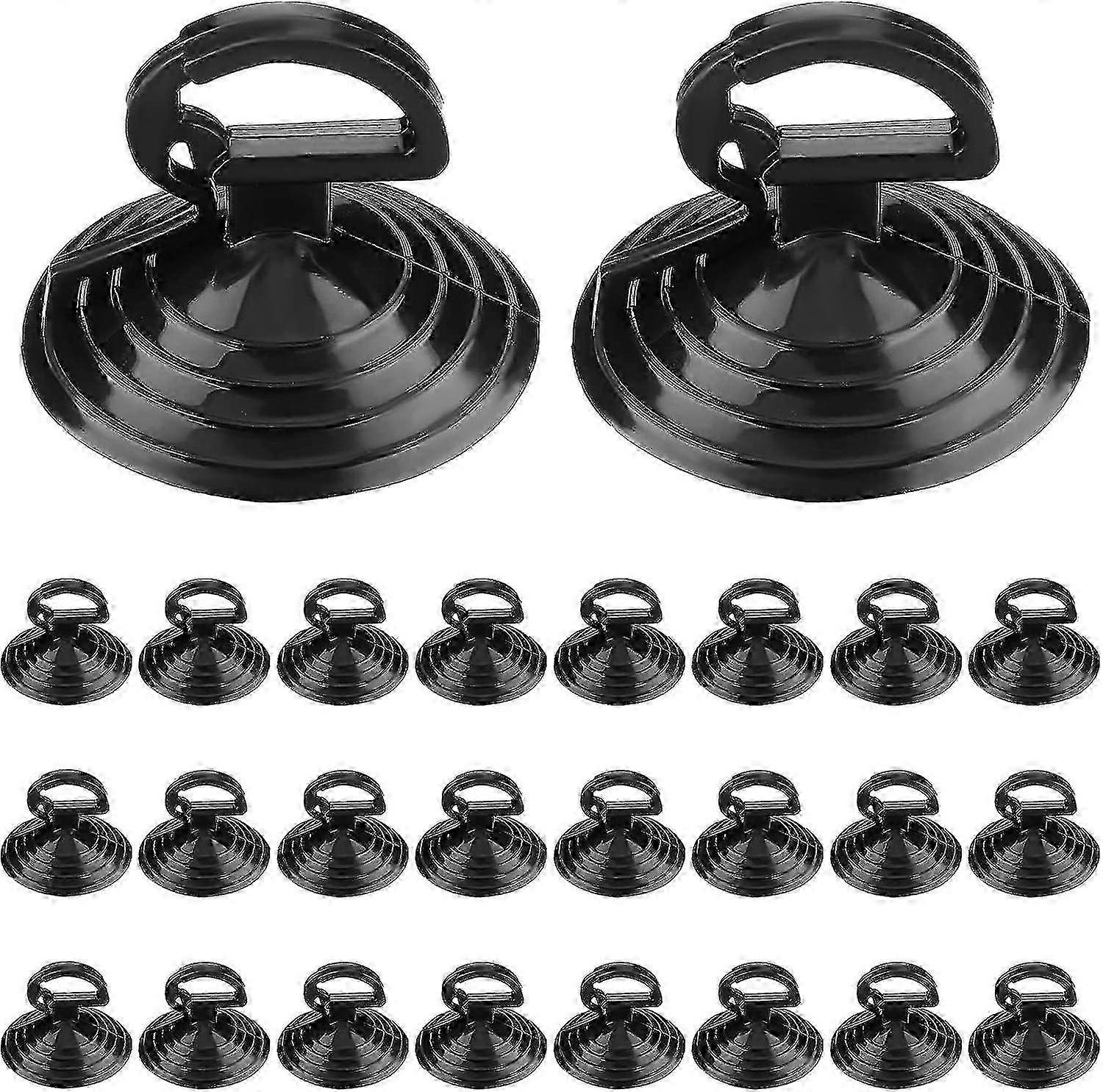 24 Pack Car Glass Windshield Sunshade Suction Cups Small PVC Sucker Car Window Suction Cup for Automotive Visor