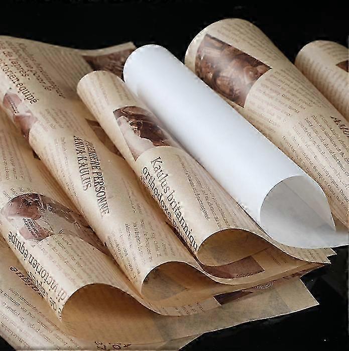 Kitchen oil-proof paper pad for baking food oil-absorbing paper french fries oil-proof paper pizza pad paper Hamburger wrapping paper