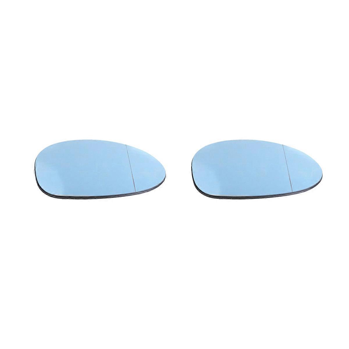 Driver Side Blue Wing Door Mirror Rearview Mirror Glass Heated For 1 3 Series E81 E87 E82 E46 E90 E9
