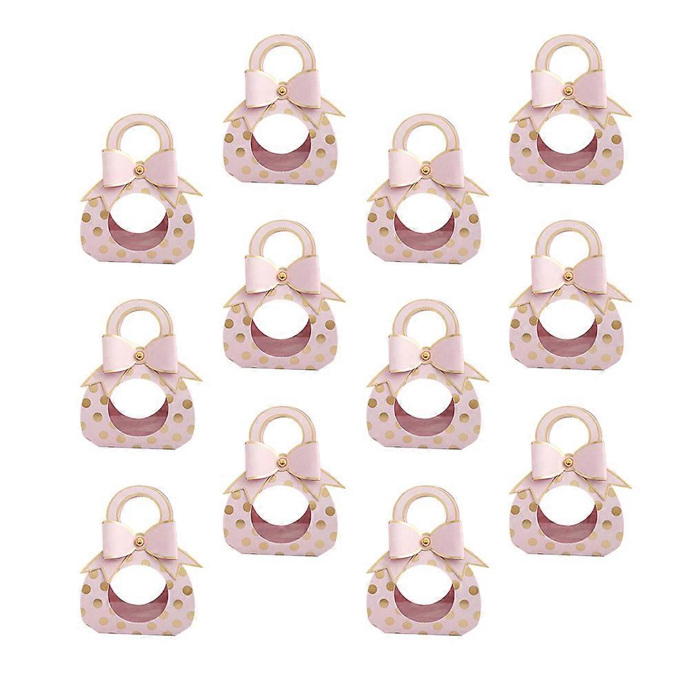 Candy Box Packaging for Special Occasions Pink Paper Storage and Packaging 50Set