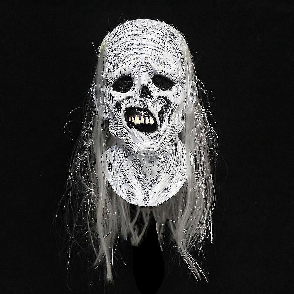 Halloween Zombie Mask Scary Full Head Party Cosplay Mask Haunted House Horror Props