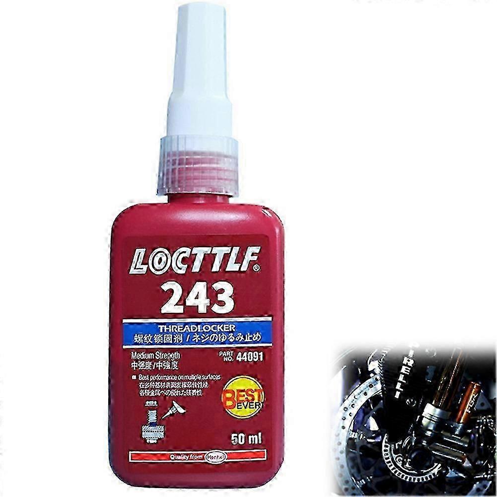 Loctite 243 Threadlocker Sininen Pultti Sininen Nestelukko Tiivis Keskivahva UUSI-JC