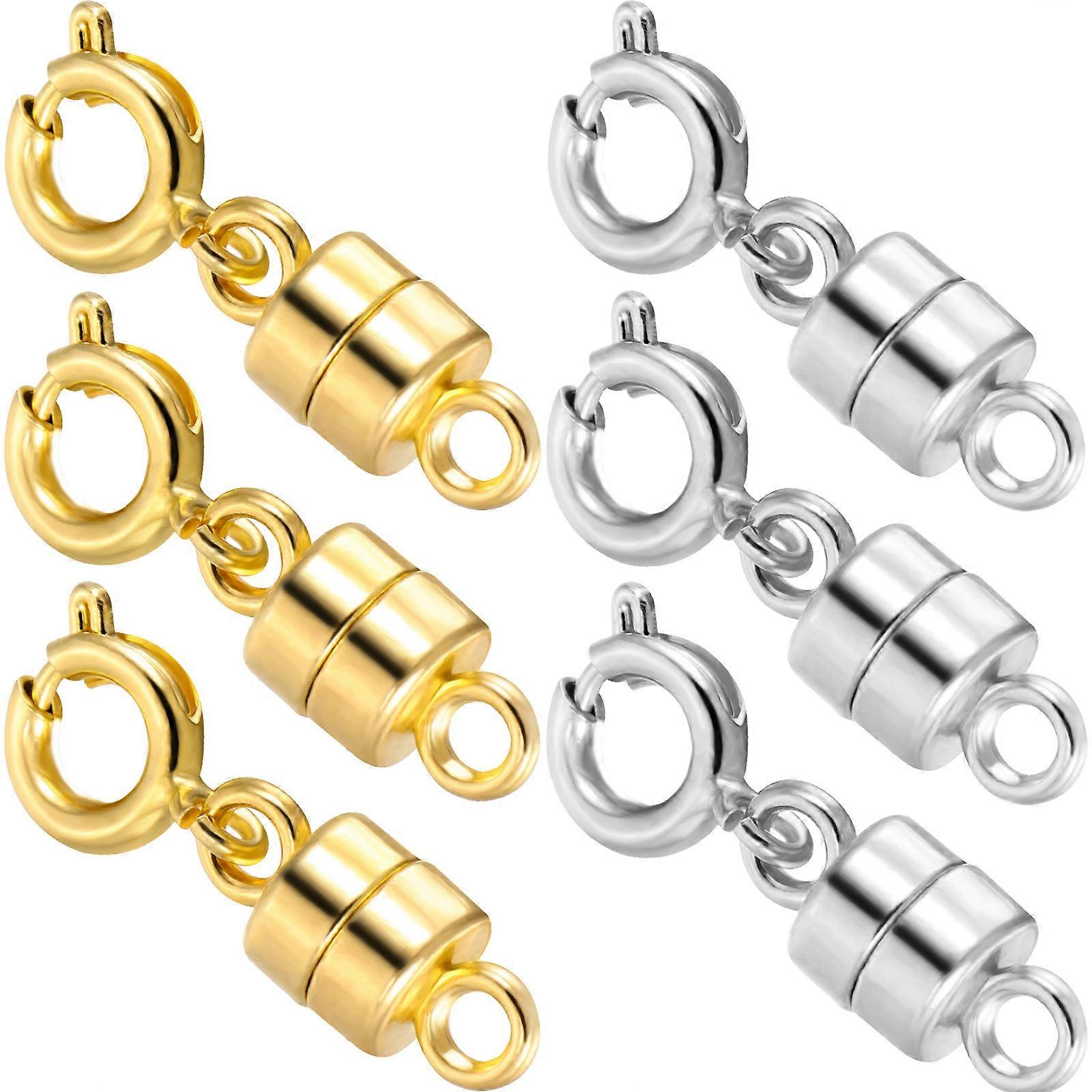 Magnetic Lock For Jewelry 6 Pcs Multipurpose Magnetic Clasps Designed For Gift Giving