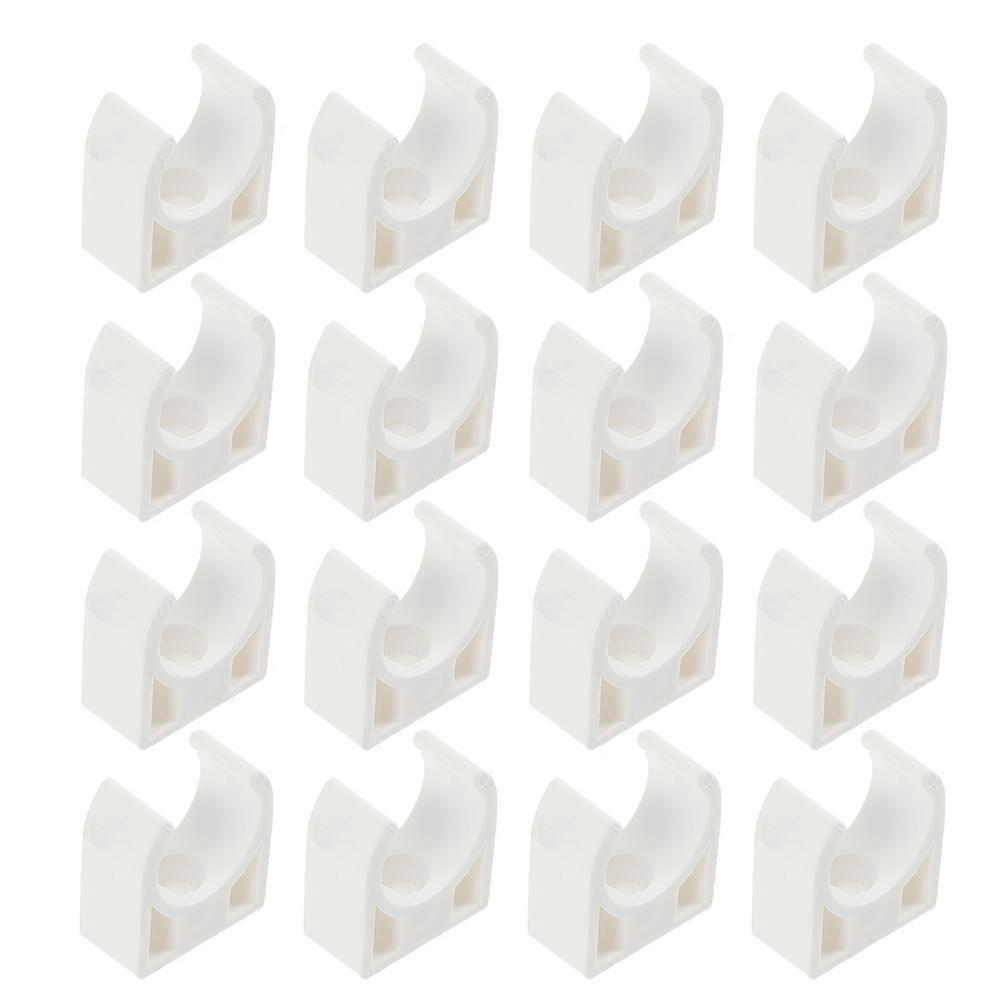 Holder Clamp Mounting For Various Applications 2.60X2.40X1.20CM White 30Pack
