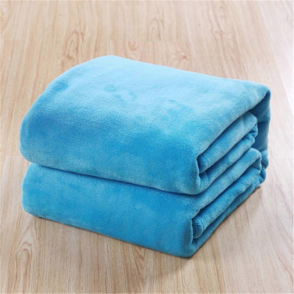 Clearance！Super Soft Warm Solid Warm Micro Plush Fleece Blanket Throw Rug Sofa Bedding Blanket