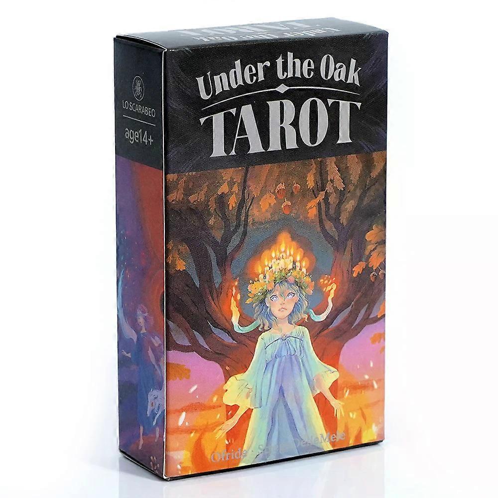 Under The Oak 78pcs Tarot Cards Tarot Deck Unique Divination Board Playing Game Combining Fact & Fiction for Insightful Readings