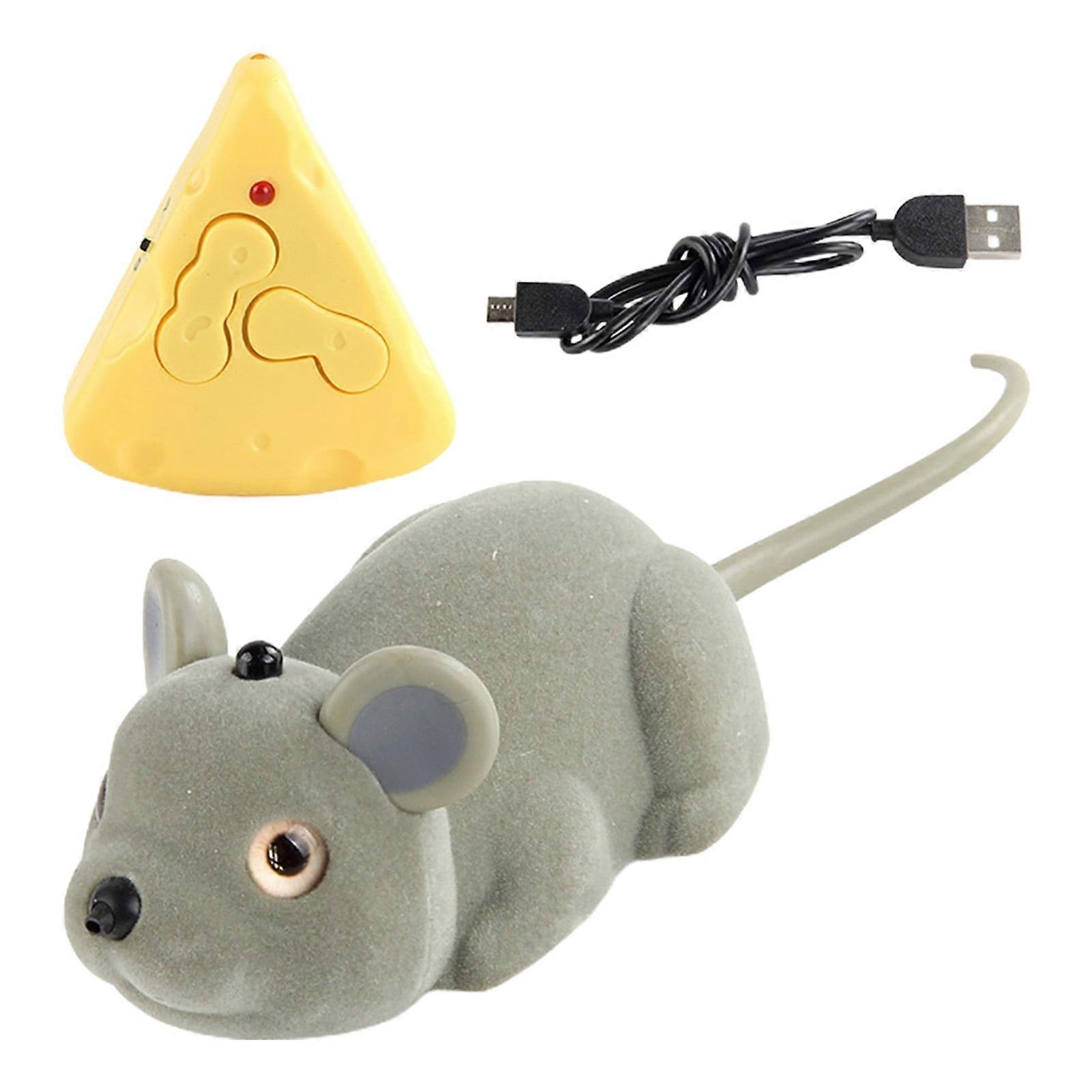 ZTGD 1 Set Cat Toy Wireless Remote Control Funny Simulation Mouse Toy Intelligent Sensor Interactive Toy Pet Supply